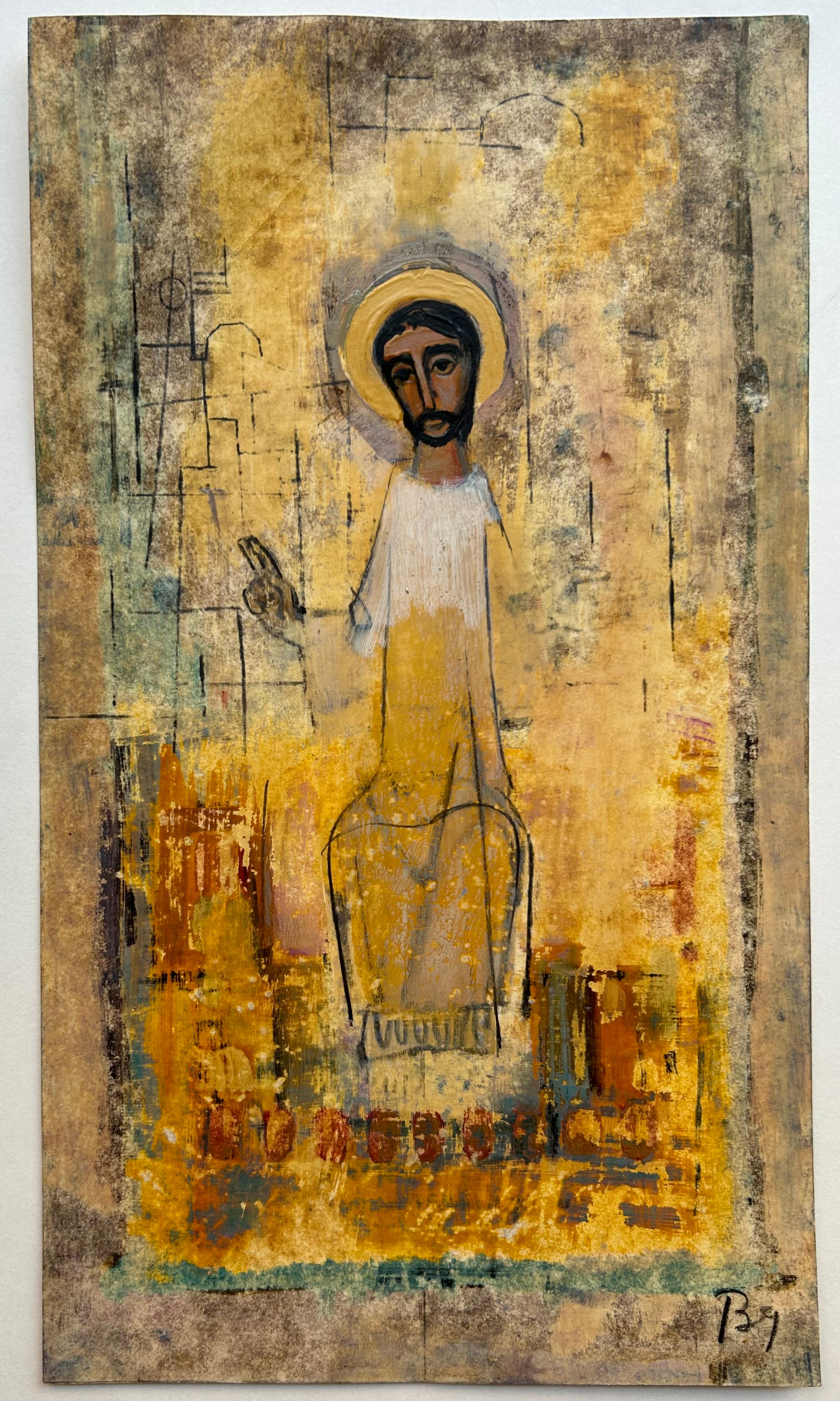 Jesus Painting, Benoît Gilsoul #2