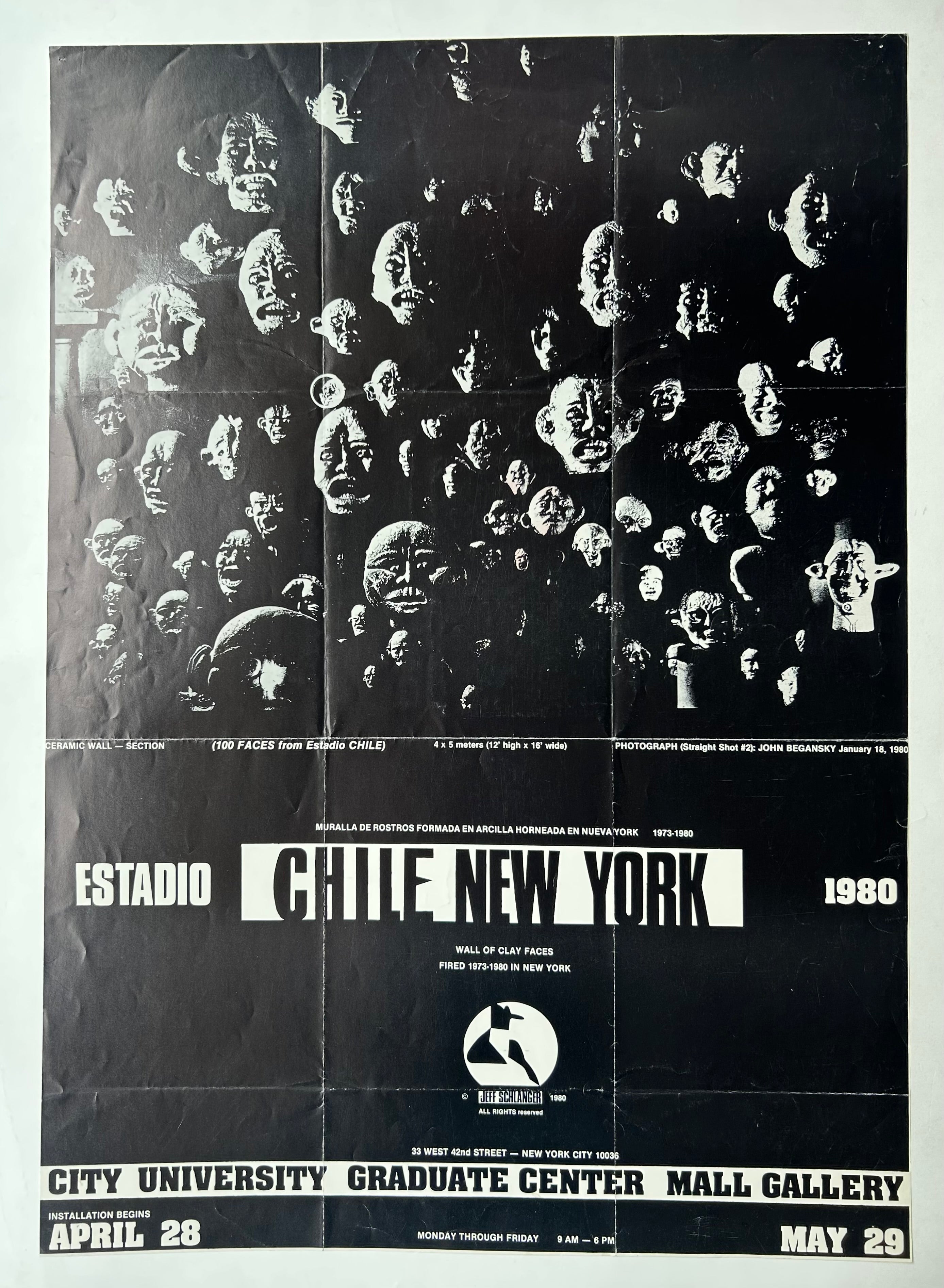 Estadio Chile New York Poster