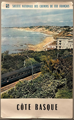 Link to  Côte Basque SNCF PosterFrance, 1960  Product