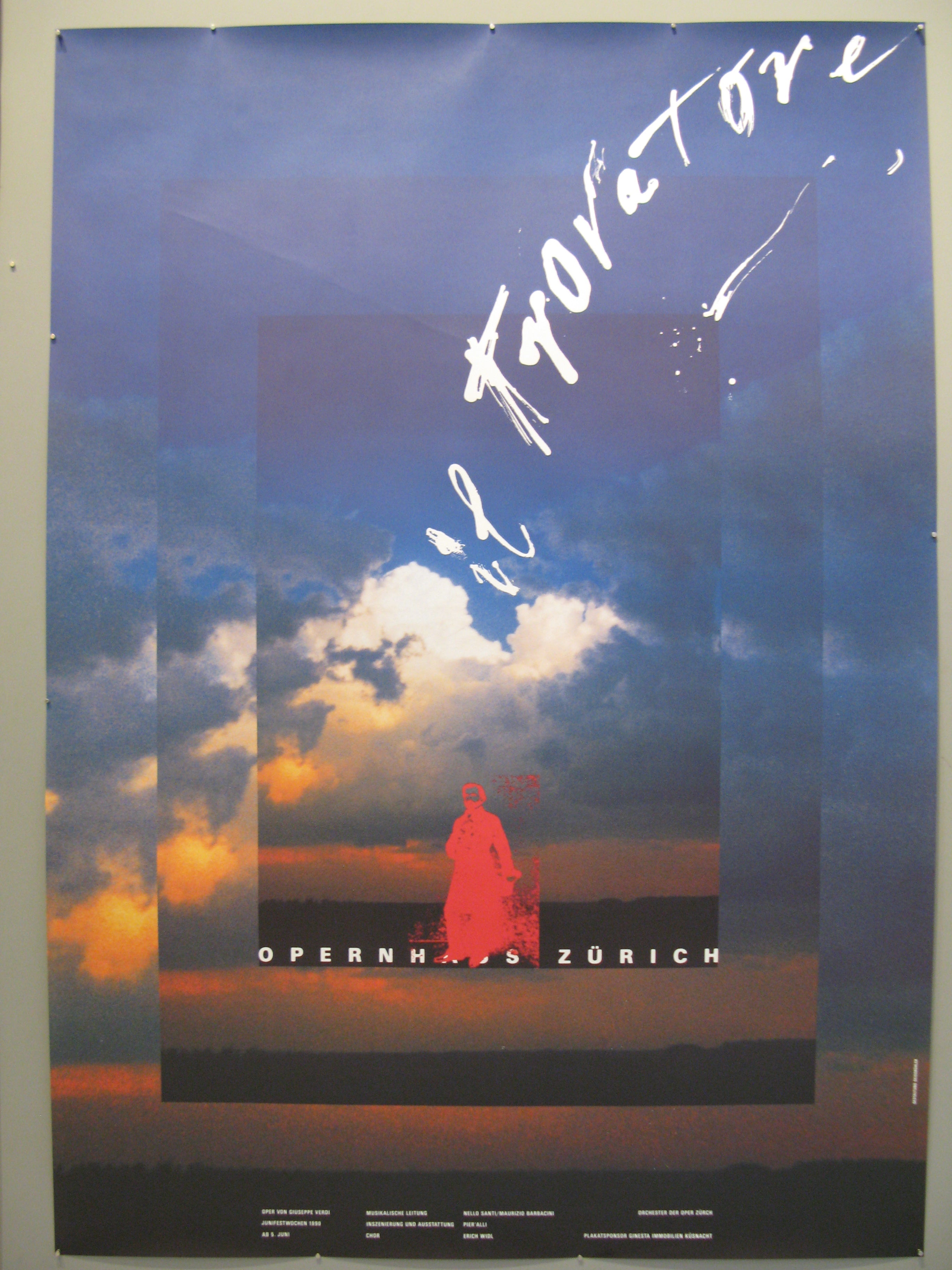 il Trovatore Swiss Poster