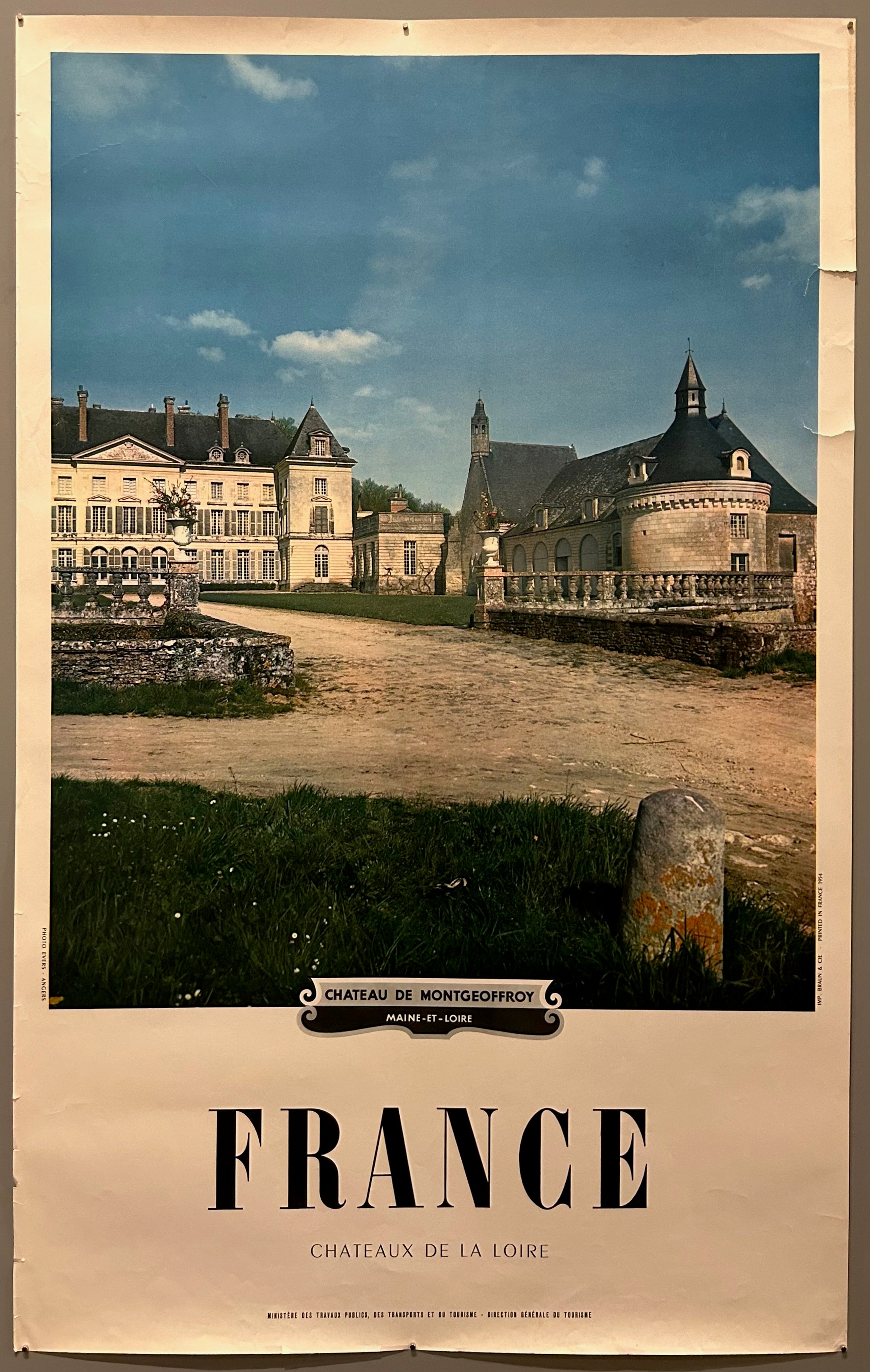 France Chateau de Montgeoffroy Poster