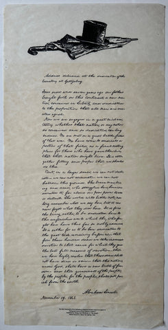 Link to  Gettysburg Address PosterUSA, c. 1950s  Product