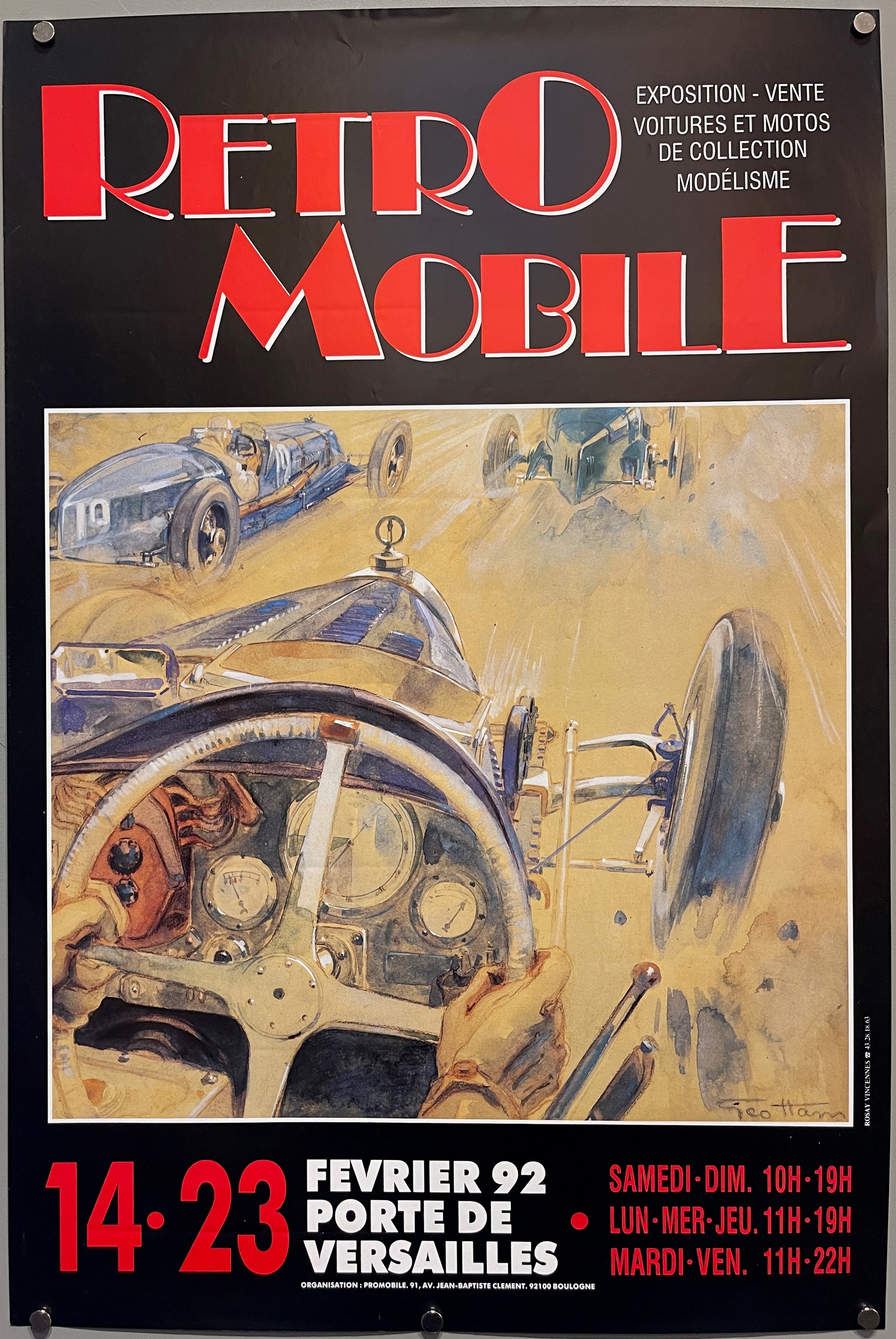 Retromobile 1992 Poster