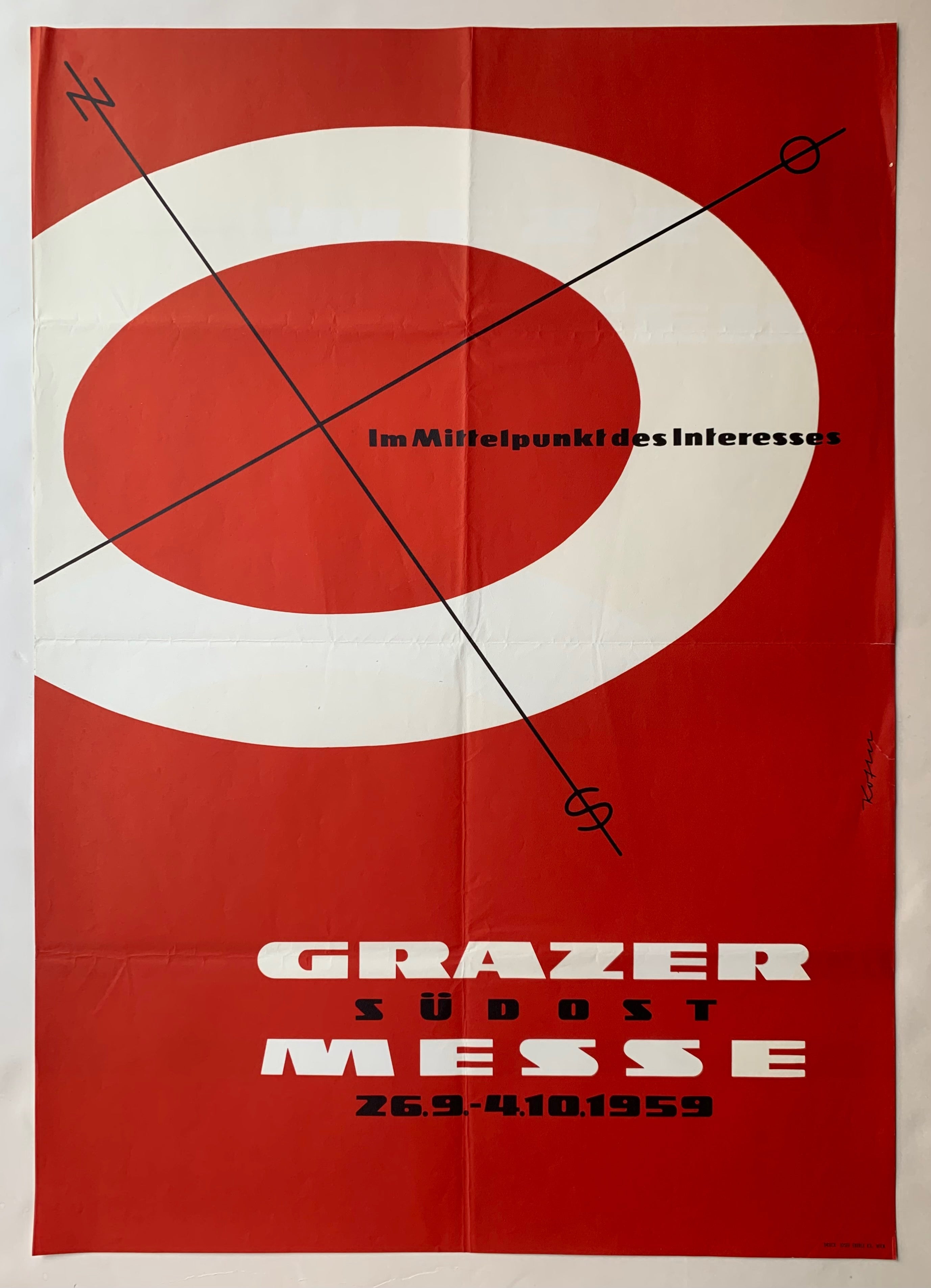 Grazer Südost-Messe 1959 Poster