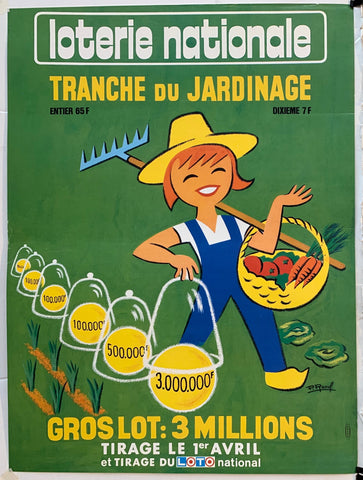 Link to Loterie Nationale - "Tranche du Jardinage"France, C. 1975 Product