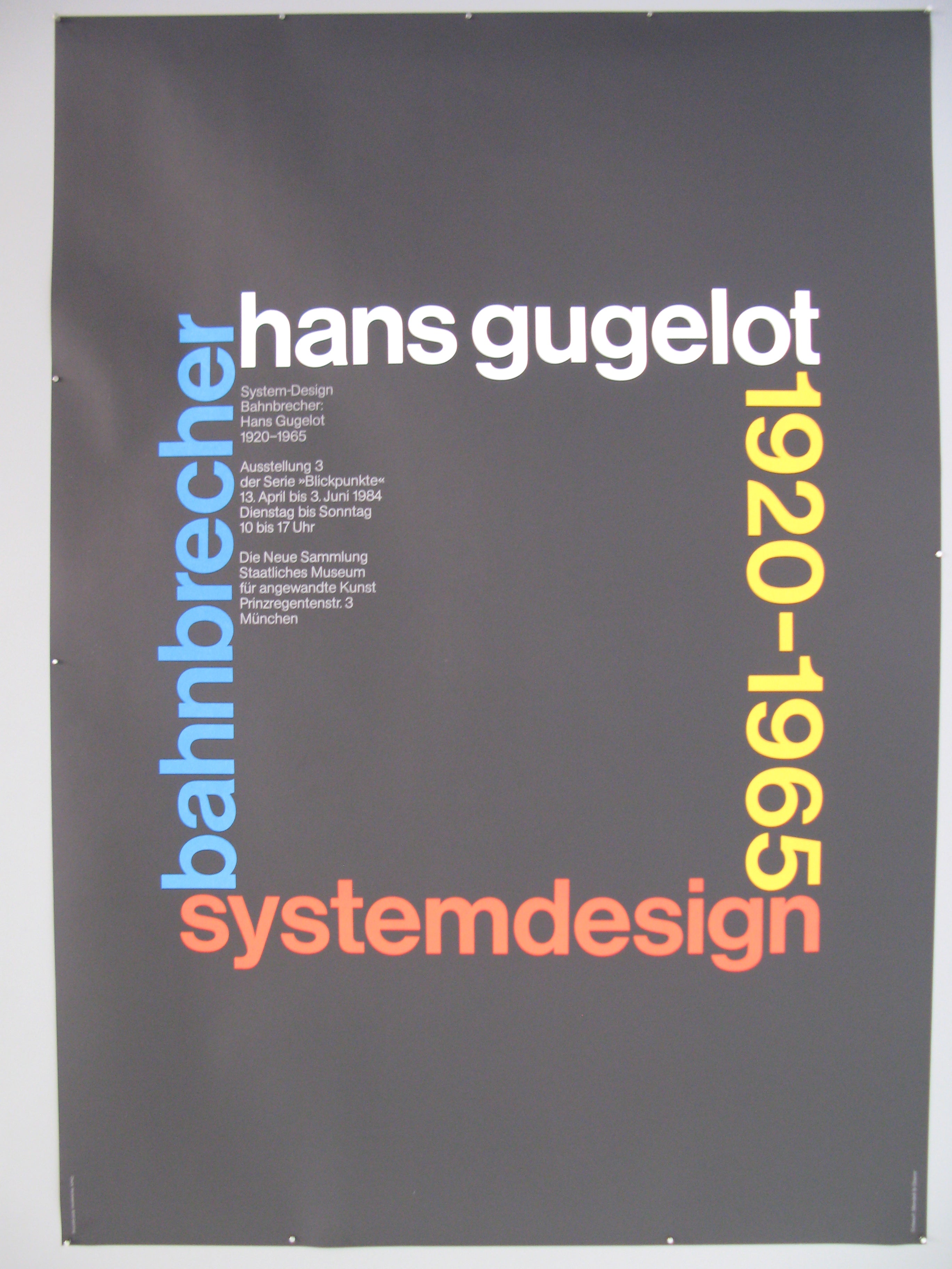 Hans Gugelot Poster
