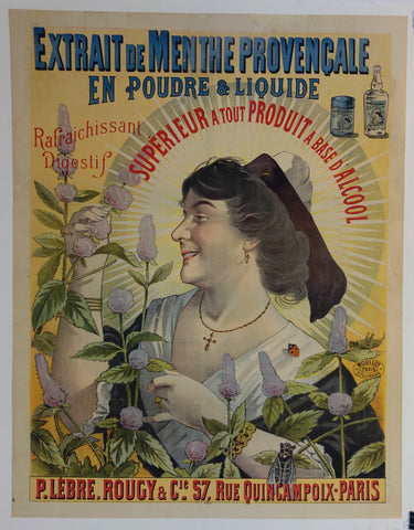 Link to  Extrait De Menthe Provencalec.1885  Product