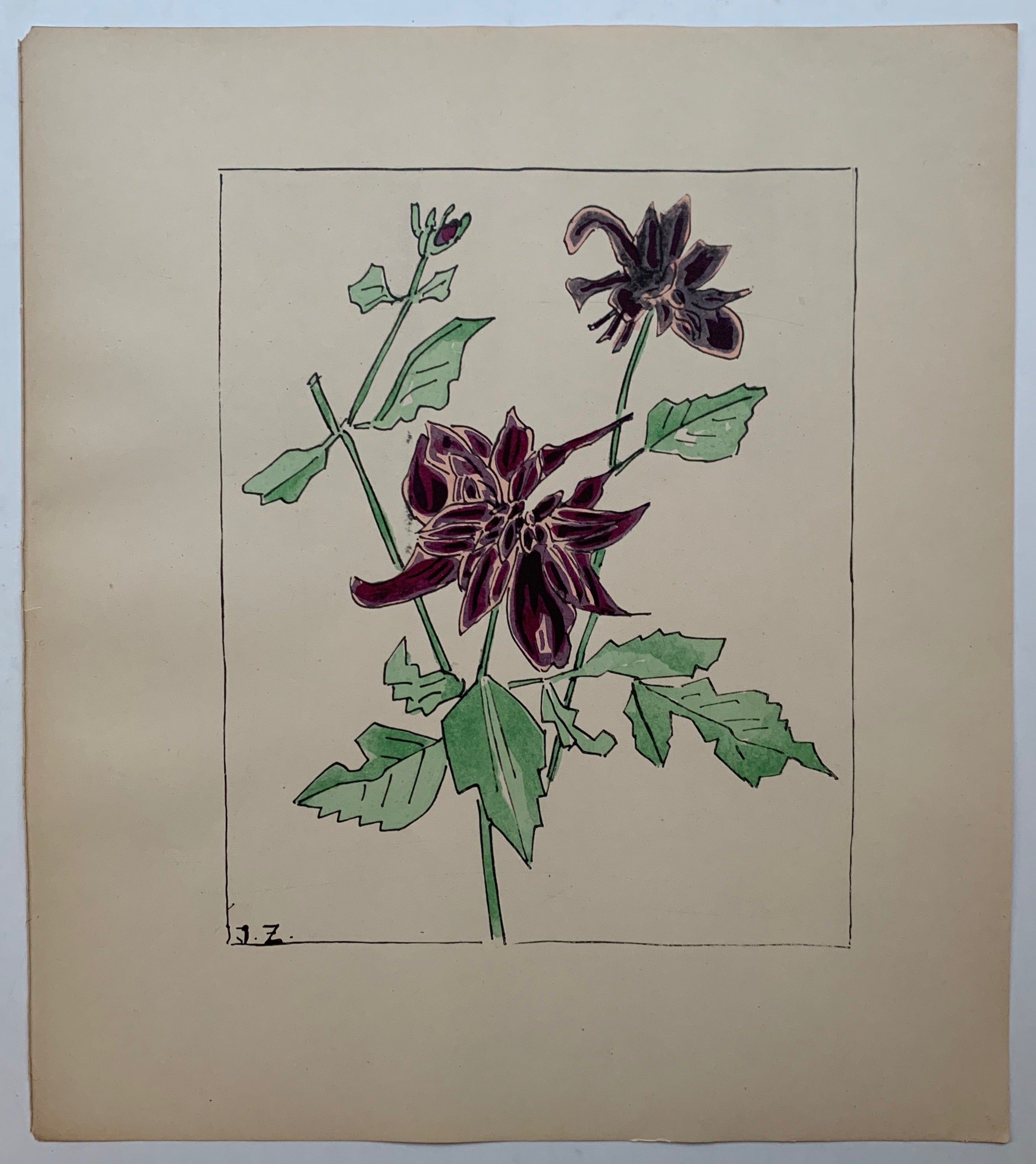 Purple Flower #12 ✓