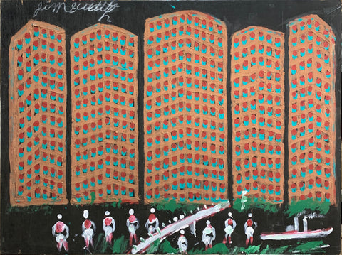 Link to Waterfront Apartments #30, Jimmie Lee Sudduth PaintingU.S.A, c. 1995 Product