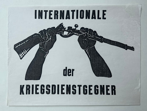 Link to Internationale der Kriegsdienstgegner PosterNetherlands, c. 1970 Product