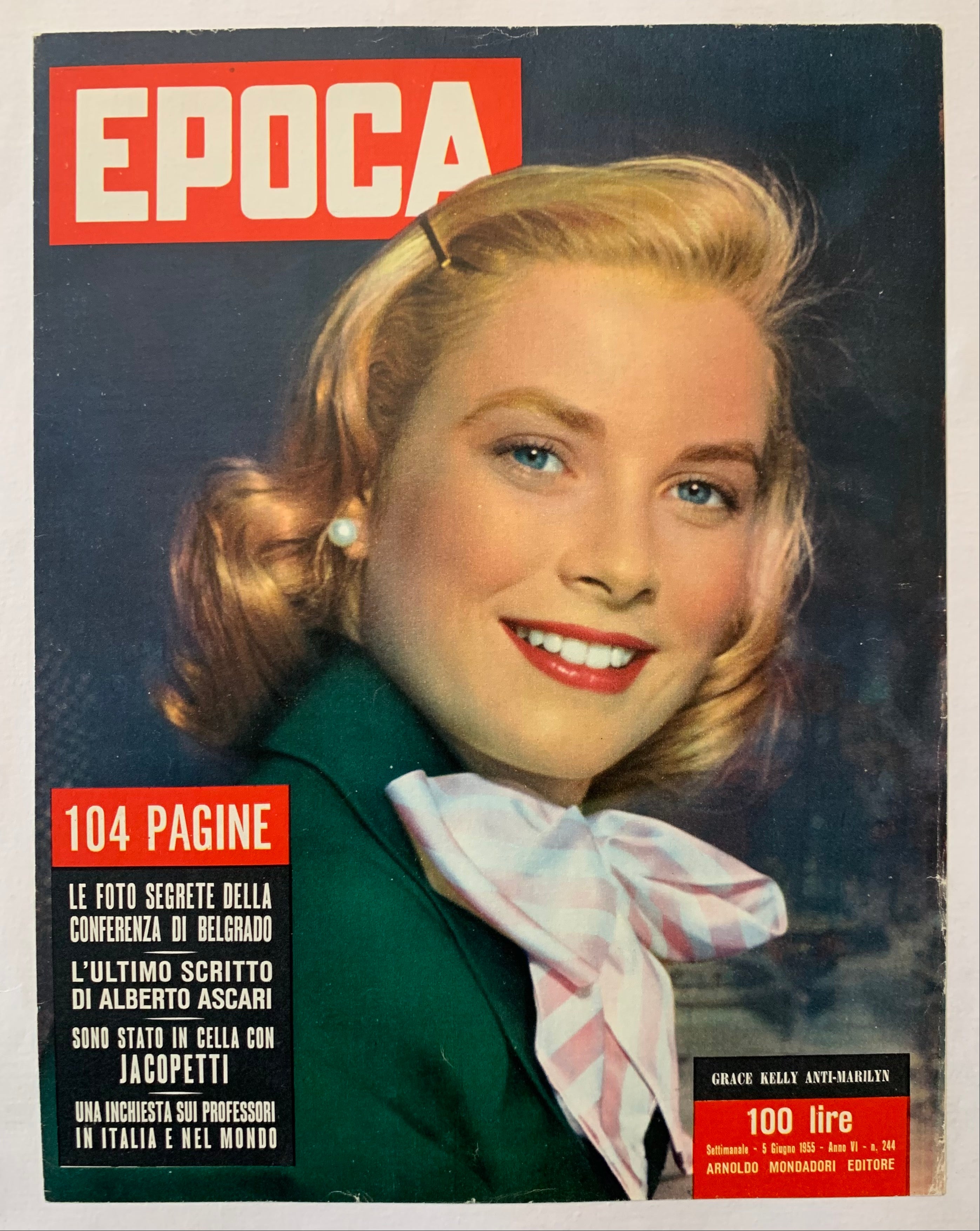 Epoca Magazine June 1955 Poster
