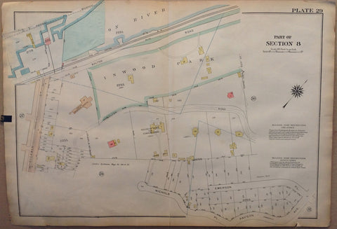 Link to NYC Bronx Map - Part of Section 8, Inwood ParkU.S.A c. 1921 Product