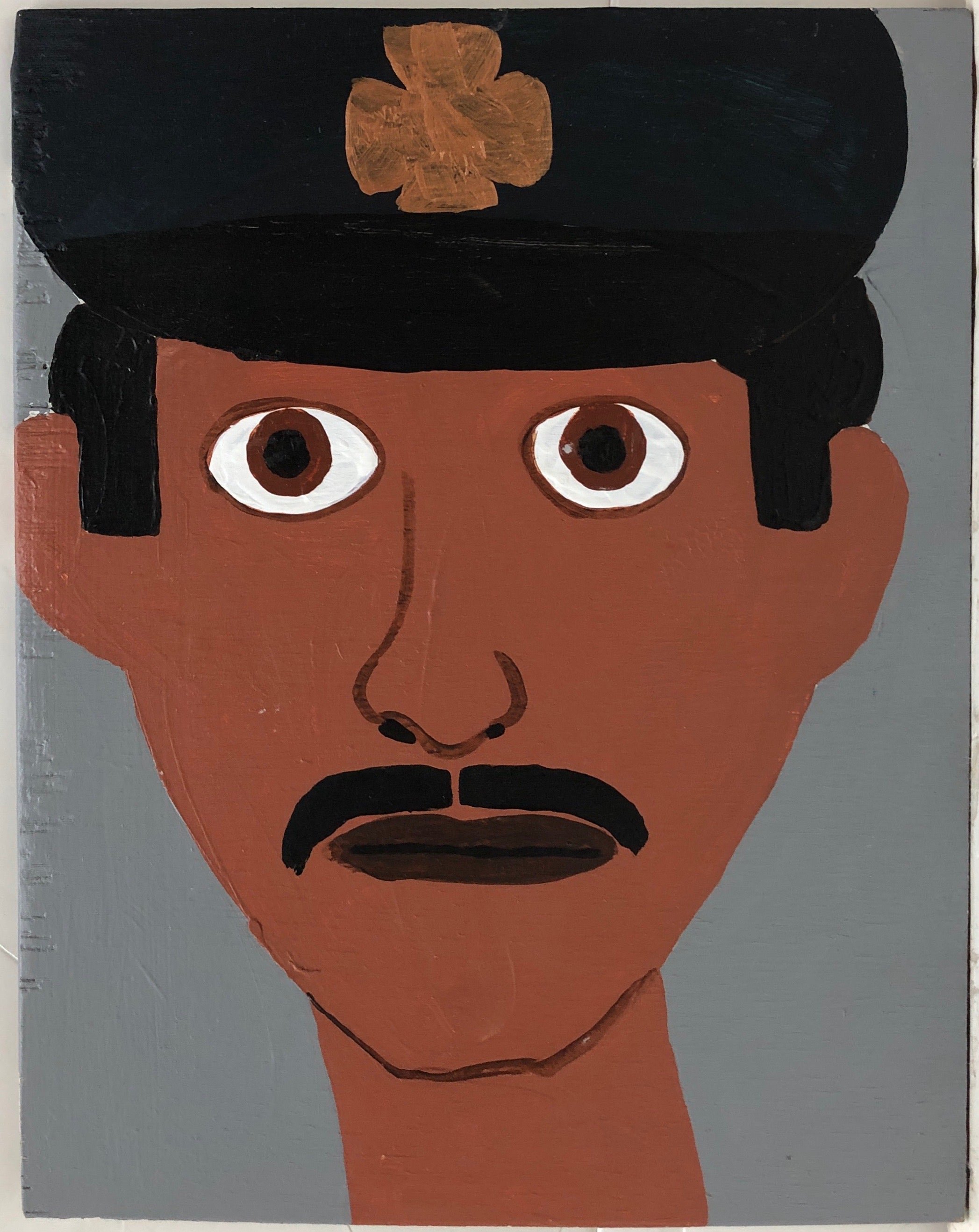 Portrait of Faustino Apostol, Jr. in his firefighter's uniform.