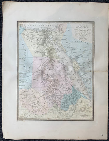 Link to Carte Du Cours Du Nil comprenant l'Egypte la Nubie, l'Abyssinie et la Mer Rouge1860 Product