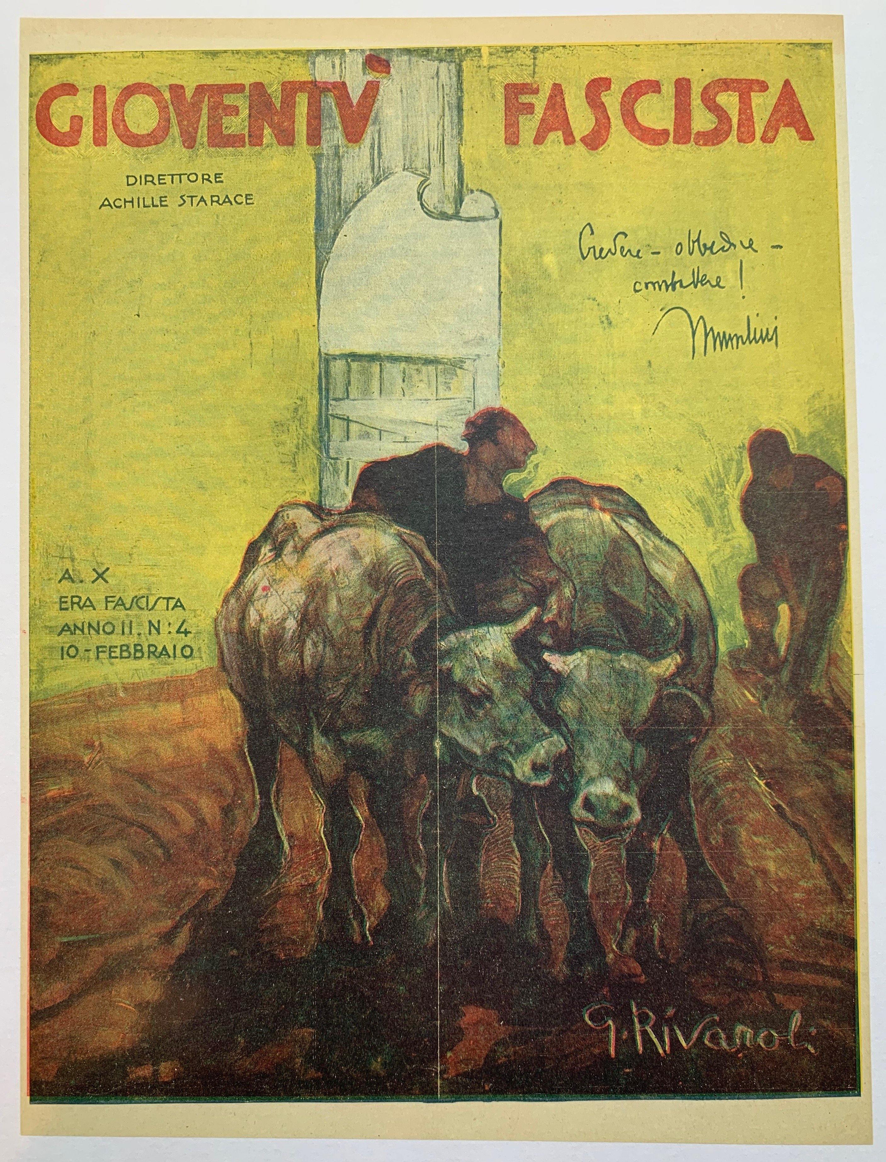 Gioventu Fascista Magazine Cover #3 - Poster Museum