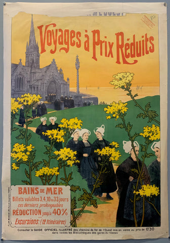 Link to  Voyages à Prix Rèduits Poster ✓France, 1900  Product