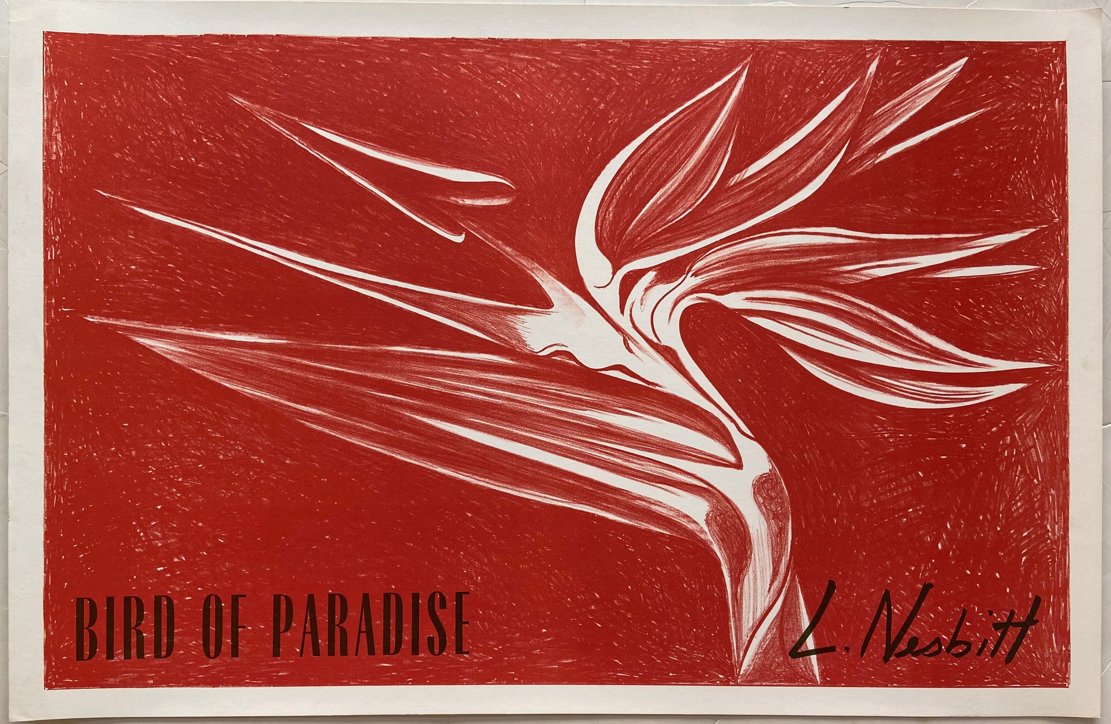 poster of a bird of paradise