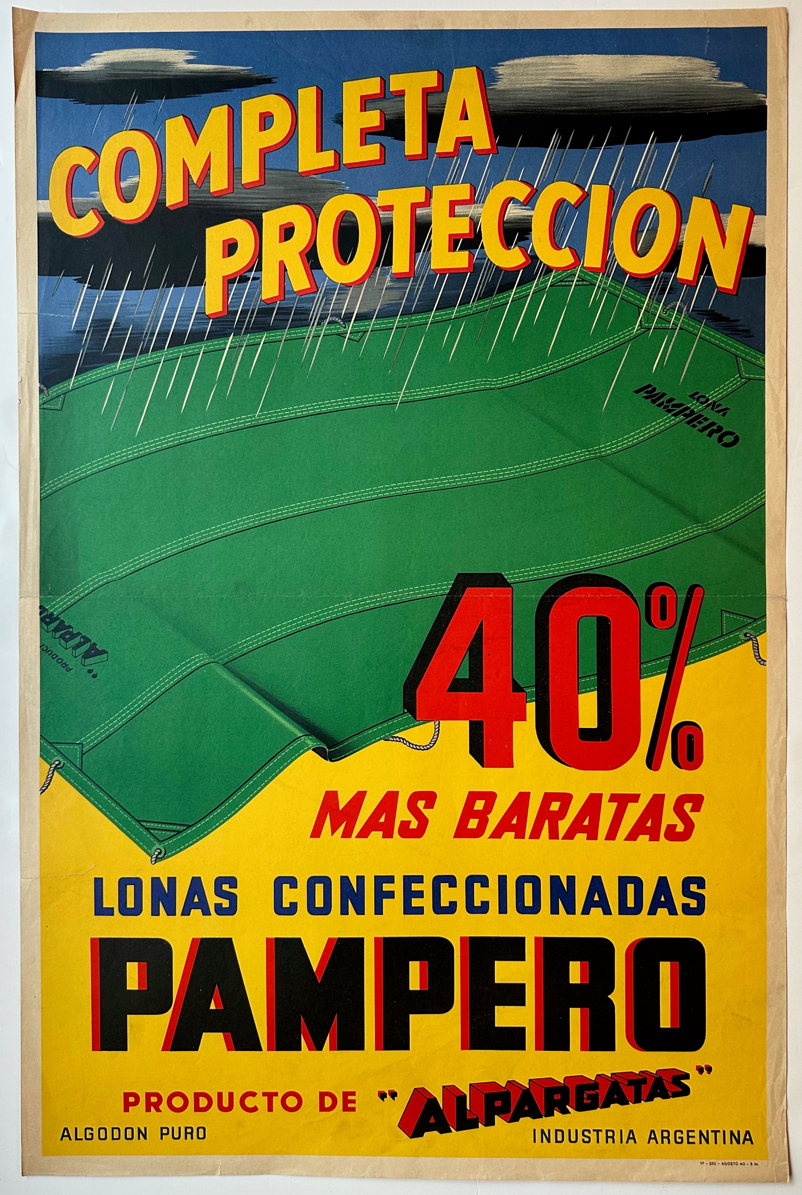 Pampero Advertising Poster