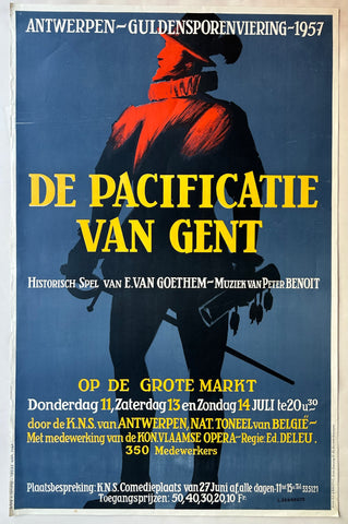 Link to  De Pacificatie Van Gent PosterBelgium, 1957  Product