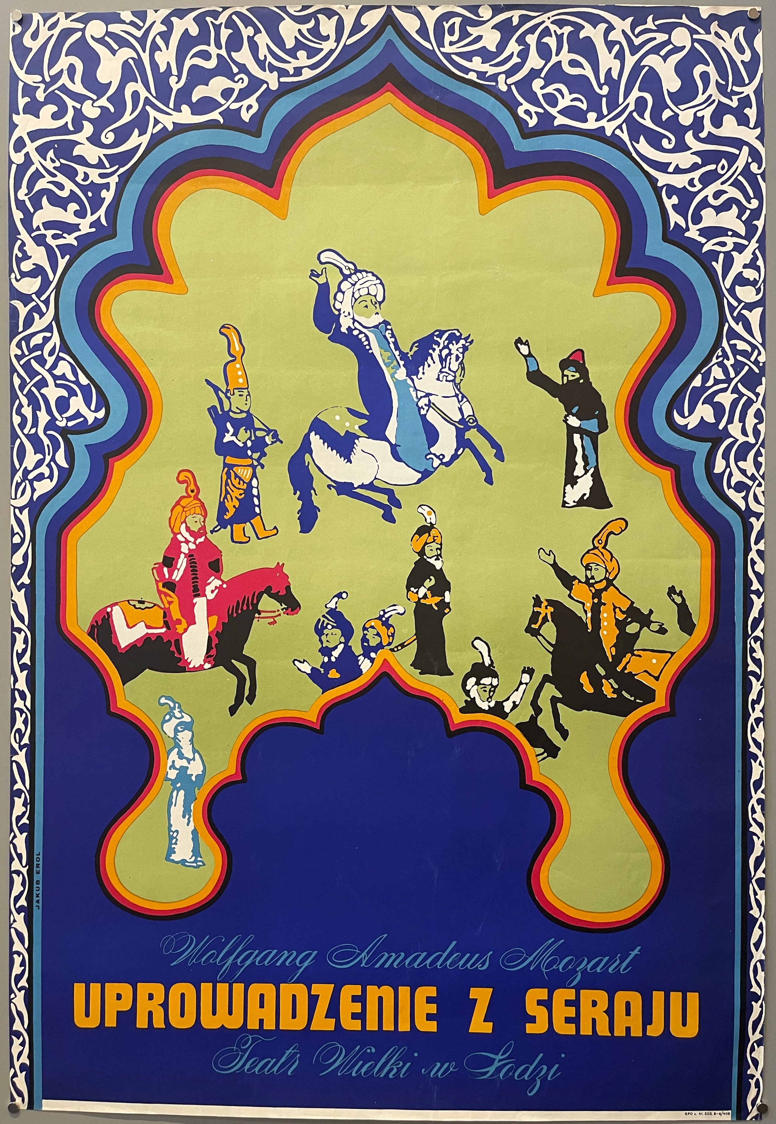 Mozart's Uprowadzenie z Seraju Poster