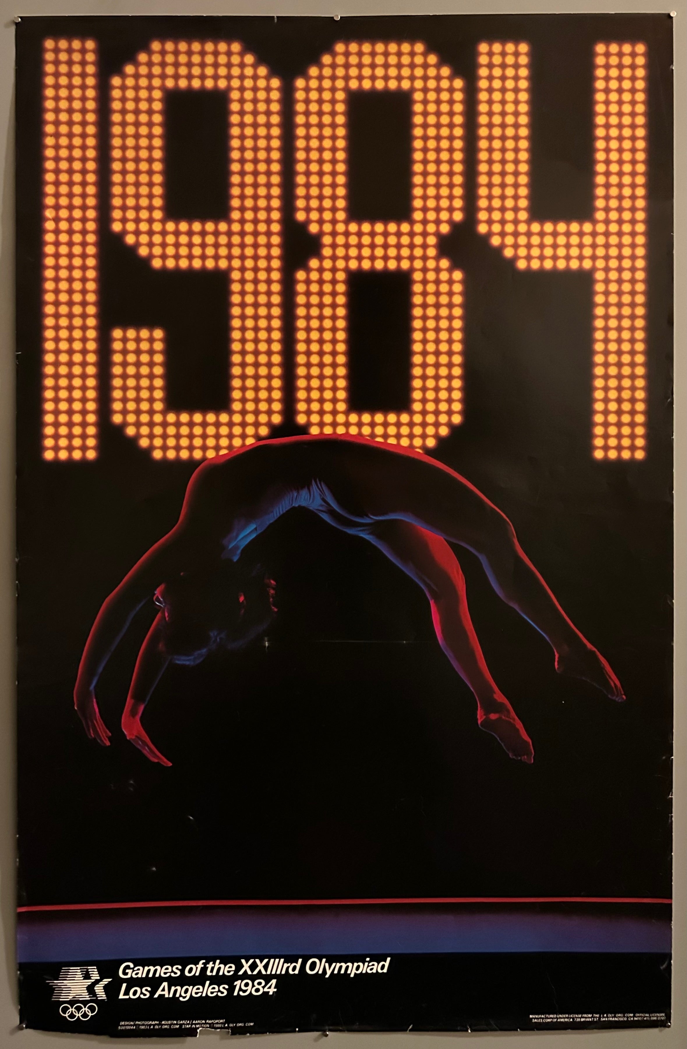 1984 Games of the XXIIIrd Olympiad Los Angeles Poster