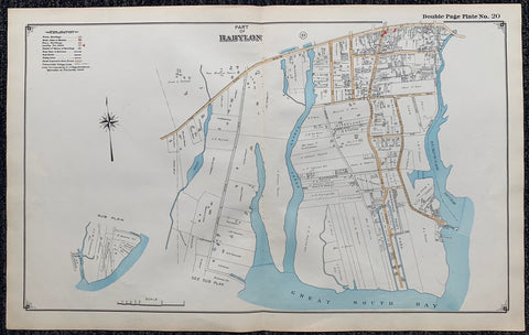 Link to Long Island Index Map No.2 - Plate 20 BabylonLong Island, C. 1915 Product