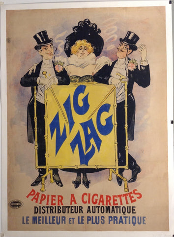 Link to Zig-Zag, papier à cigarettes, distributeur automatique. Le meilleur et le plus pratiqueFrance, C. 1900 Product