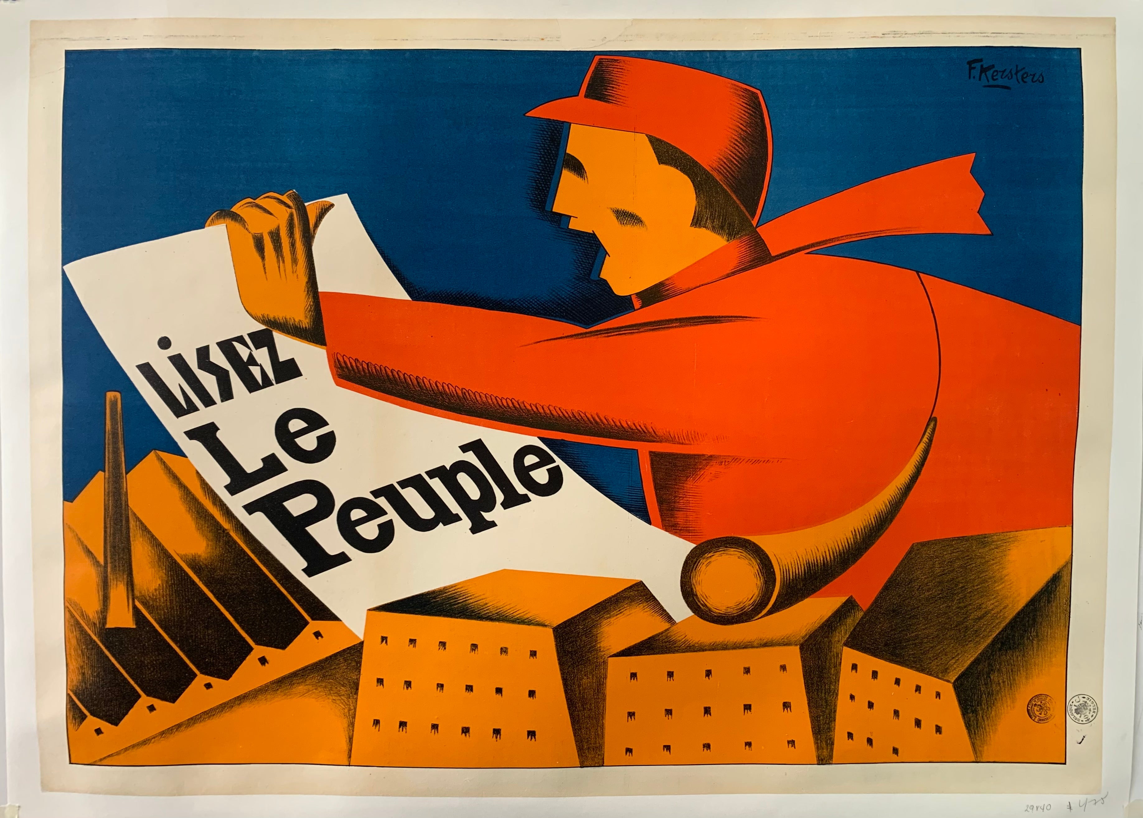 Lisez Le Peuple Poster