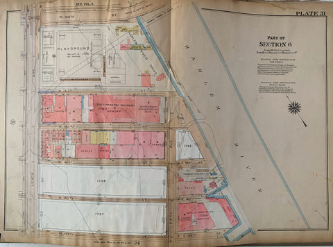 Link to Atlas of the City of New York Borough of the Manhattan (Volume 4)New York City, 1924 Product