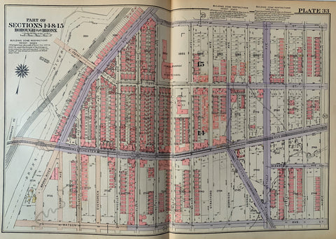 Link to Atlas of the City of New York Borough of the Bronx (Volume 3)New York City, 1927 Product