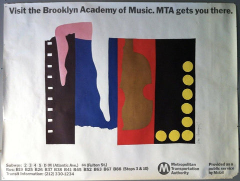 Link to  MTA the Brooklyn Academy of Music, Artist - Chermayeff & Geismar1977  Product