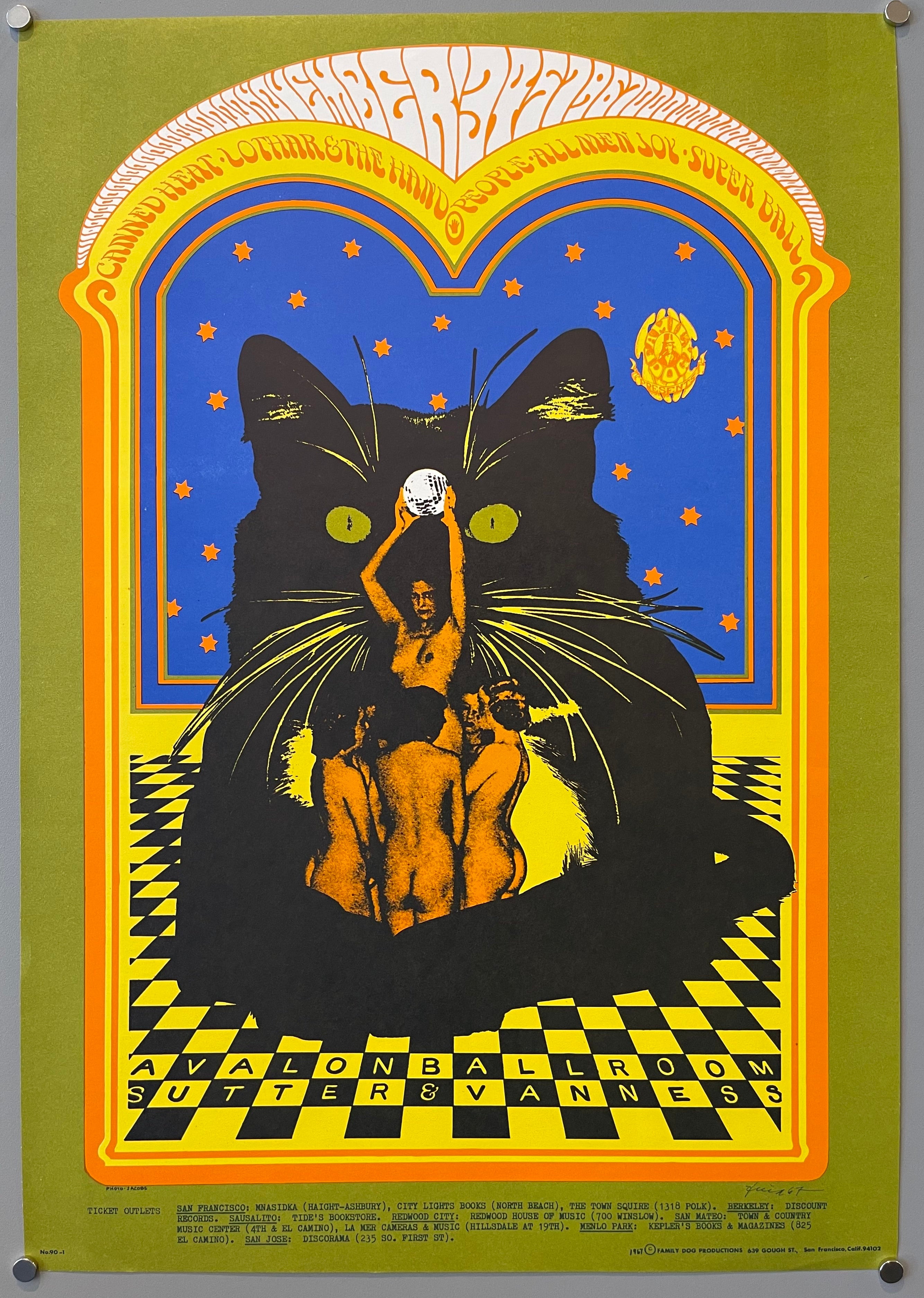 Canned Heat at Avalon Ballroom Poster