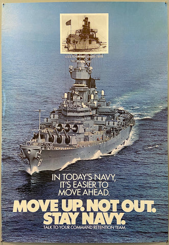 Link to  In Today's Navy, It's Easier to Move Ahead PosterU.S.A, c. 1960  Product