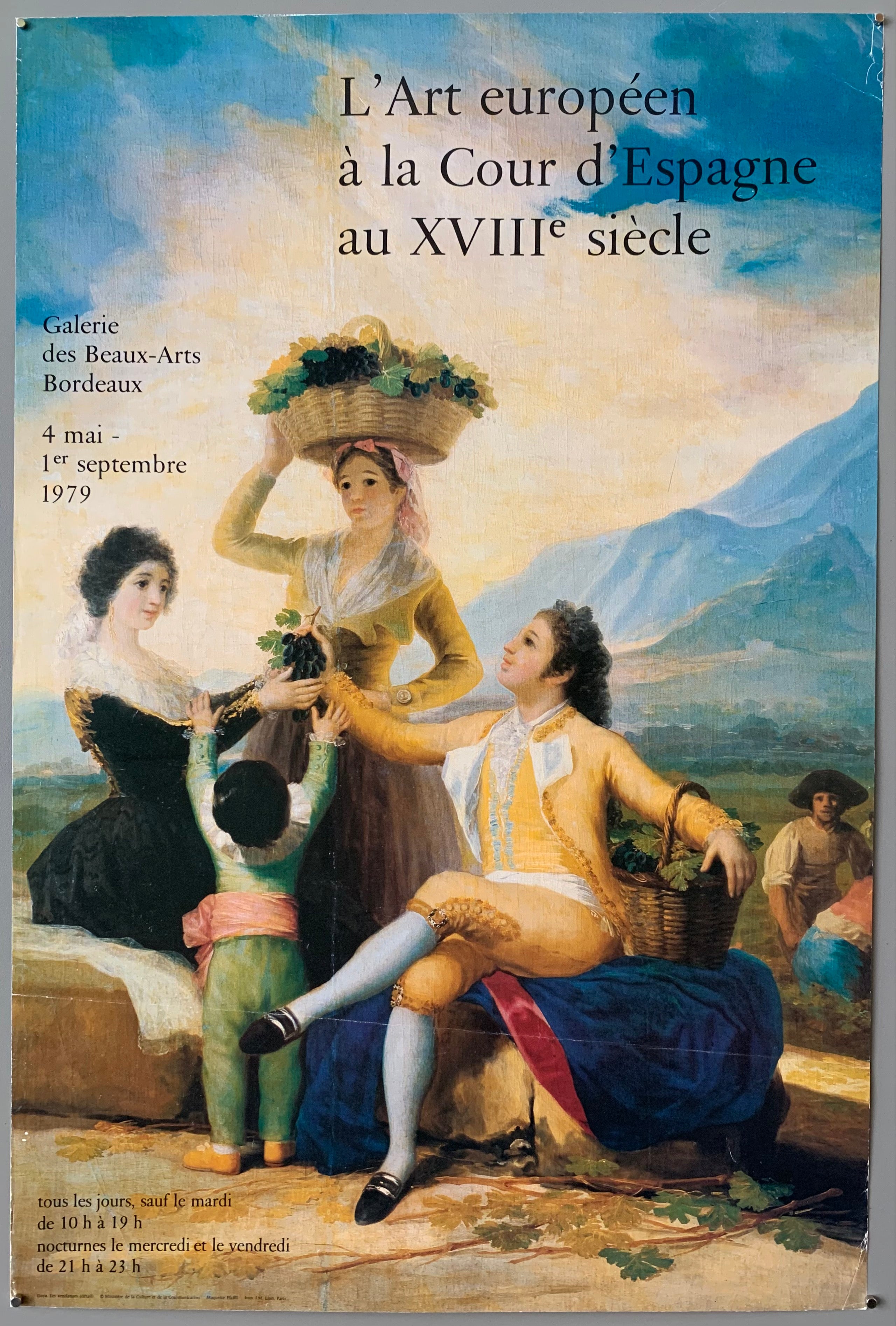 L'Art européen à la cour d'Espagne Exhibition Poster