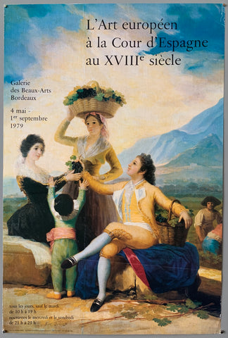 Link to L'Art européen à la cour d'Espagne Exhibition PosterFrance, 1979 Product