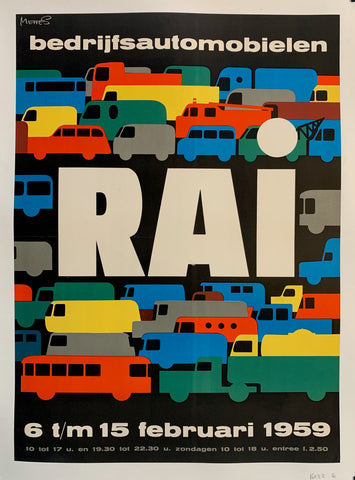 Link to  Rai "Bedrijfsautomobielen" PosterNetherlands, C. 1959  Product