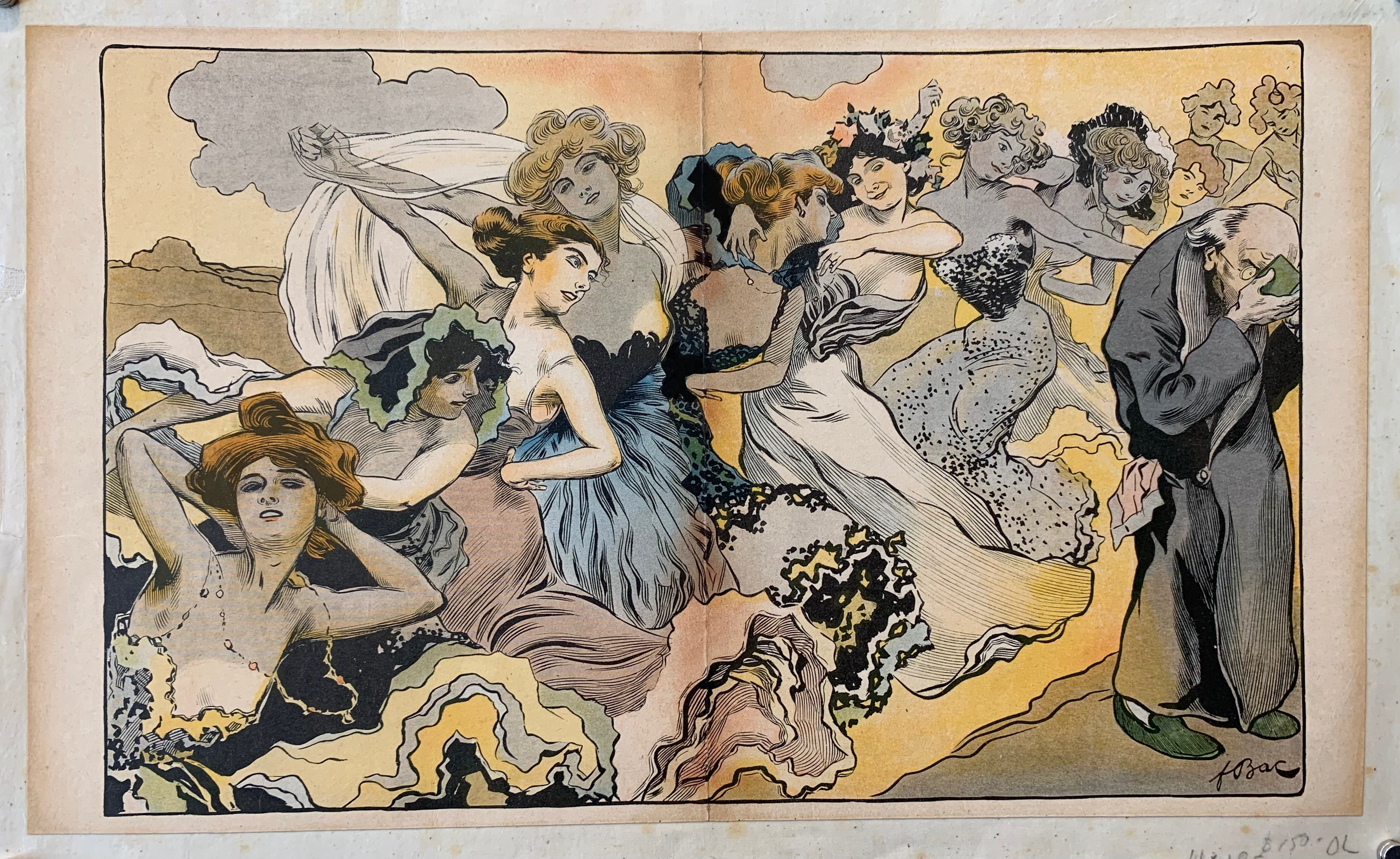 Ferdinand Bac Magazine Illustration