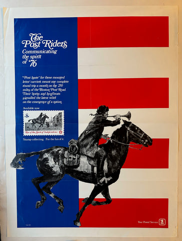 Link to  The Post Riders Stamp PosterUSA, 1973  Product