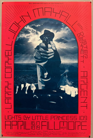 Link to John Mayal with Duster Bennett Fillmore West PosterUSA, 1970 Product
