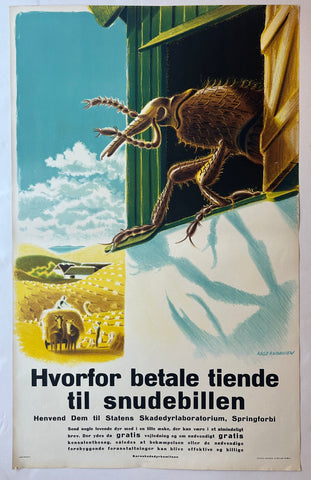 Link to  Hvorfor betale tiende til snudebillen PosterSweden, c. 1940s  Product