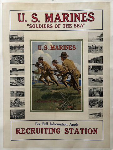 Link to  U.S. Marines 'Soldiers of the Sea' PosterUSA, 1914  Product