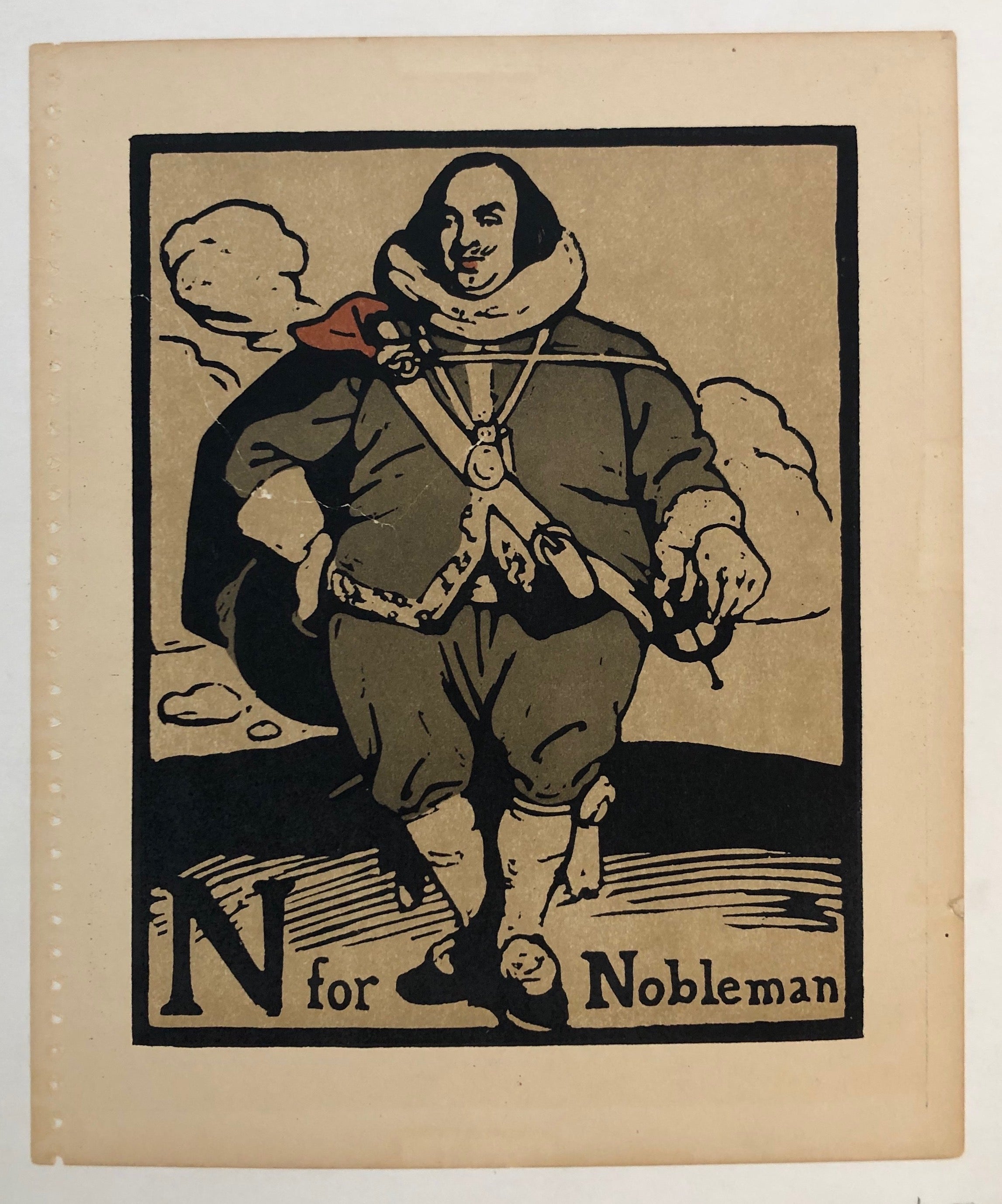 N for Nobleman Print
