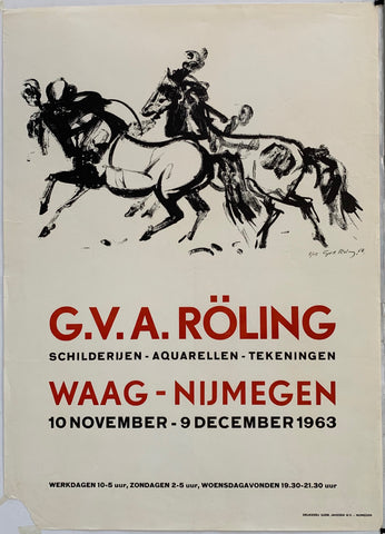 Link to G.V.A. Roling - Schilderijen - Aquarellen - Tekeningen / Waag NijmegenHolland, 1963 Product