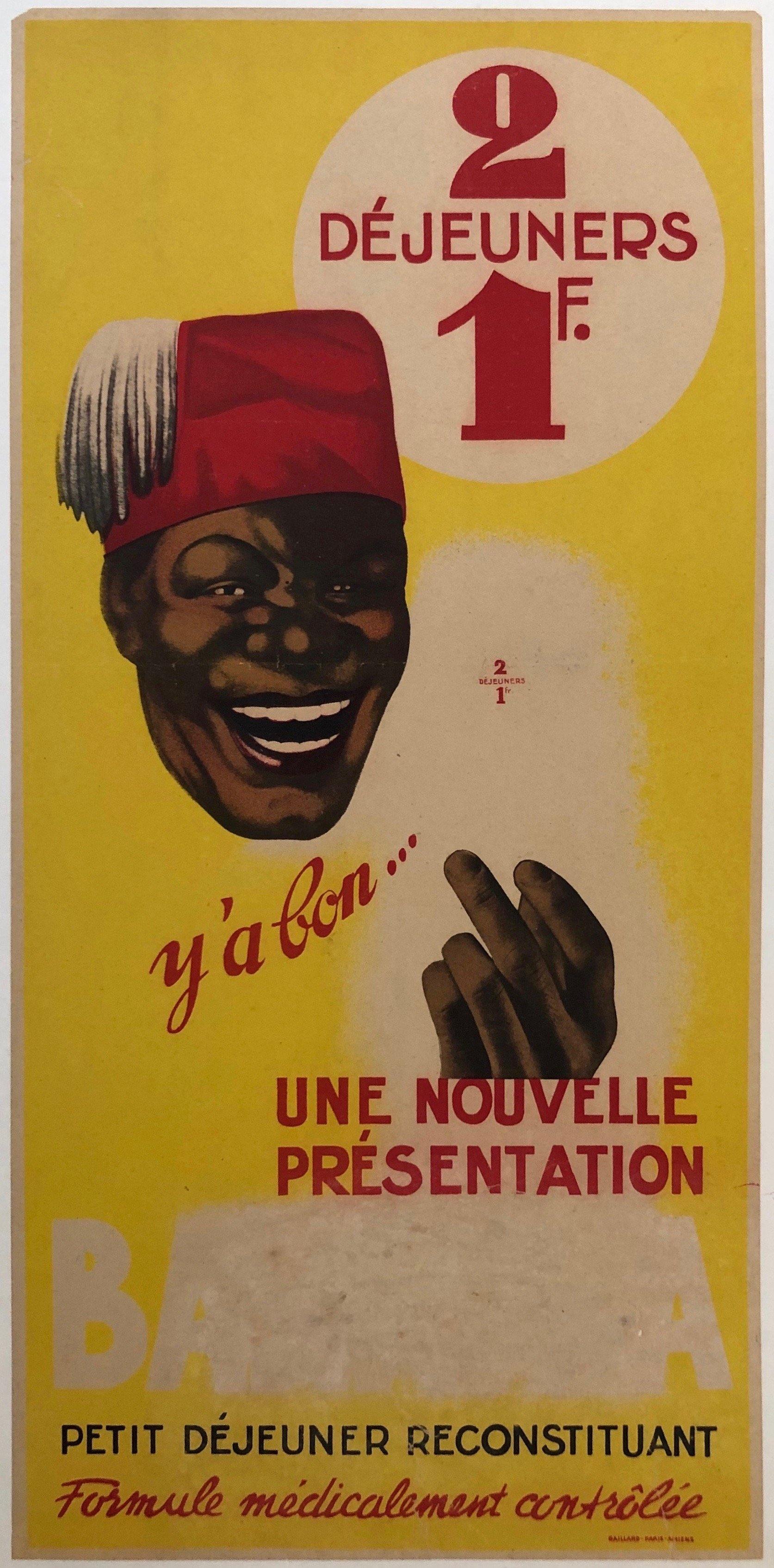 Une Nouvelle Présentation BANANIA - Petit Dejeuner Reconstituant - Formule medicalement Controlee - Poster Museum