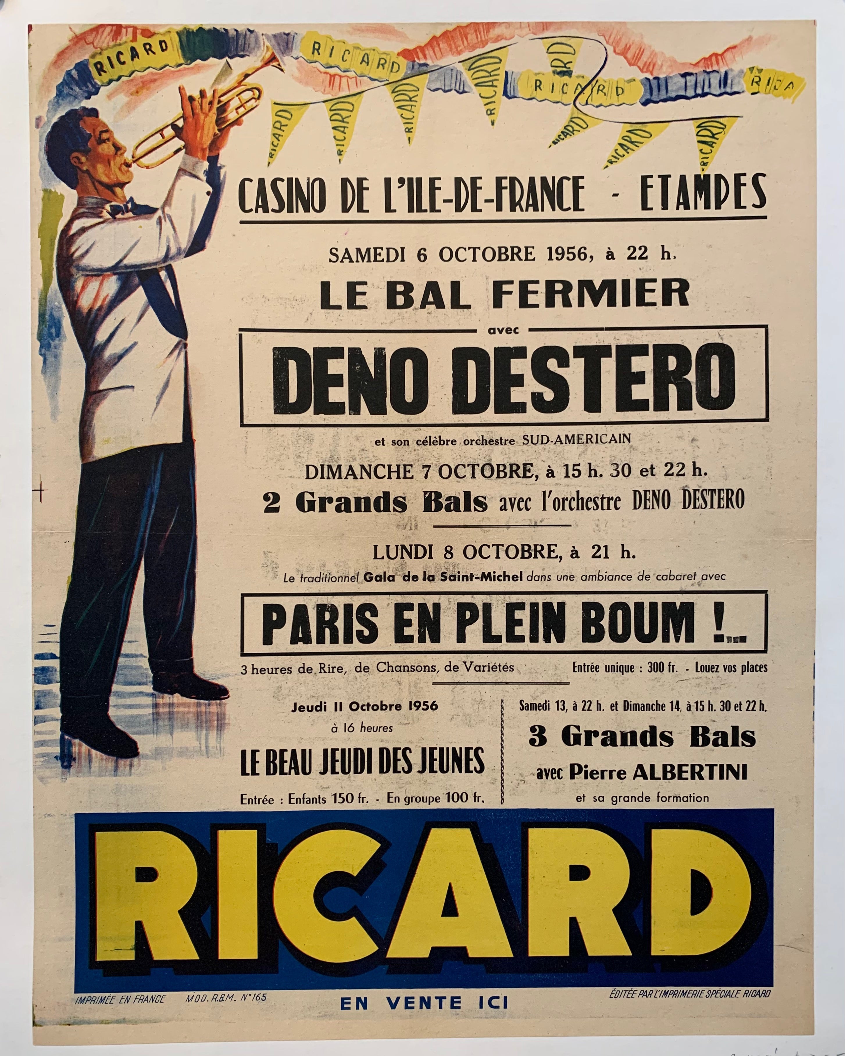 Affiche Vintage , Ricard
