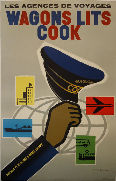Savignac WAGONS-LITS COOK リトグラフ Wagons Lits Cook Poster ✓ – Poster Museum