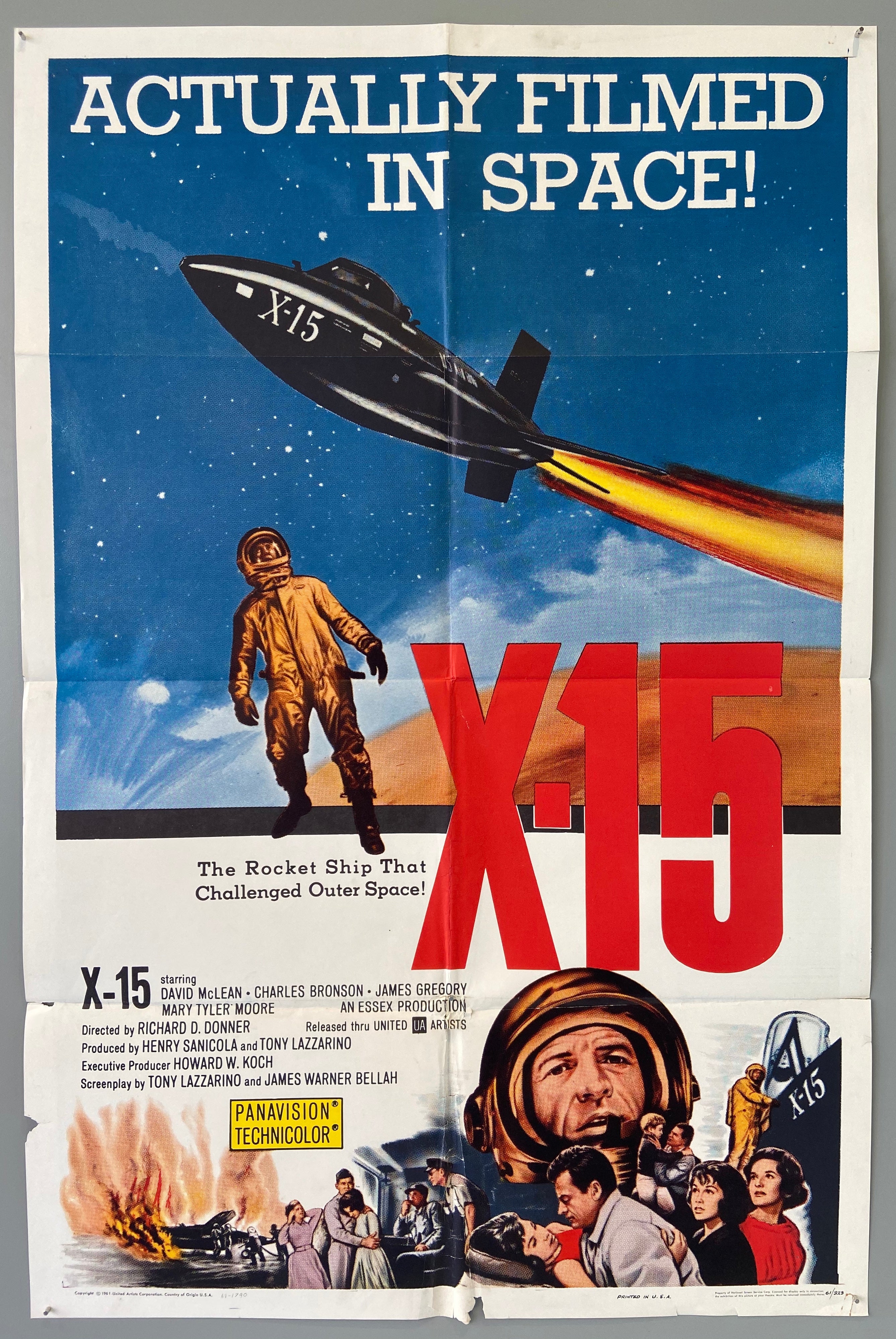 Actually Filmed in Space .. X-15