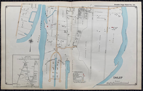 Link to Long Island Index Map No.2 - Plate 24 IslipLong Island, C. 1915 Product