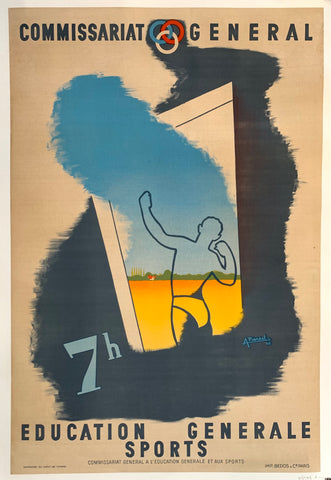 Link to  Education Generale Sports Poster ✓France, 1940  Product