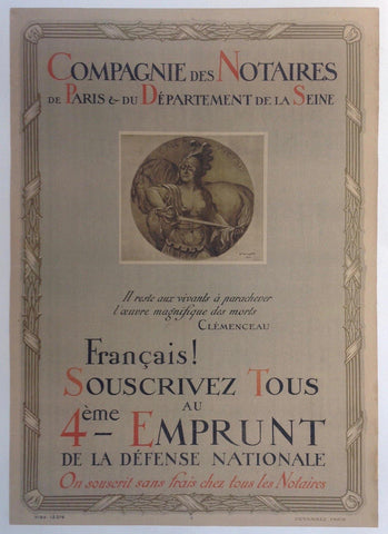 Link to Compagnie des Notaires de Paris and du Departement de la Seine1916 Product